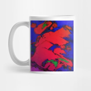 Red erosion Mug